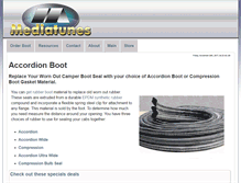 Tablet Screenshot of accordionboot.com